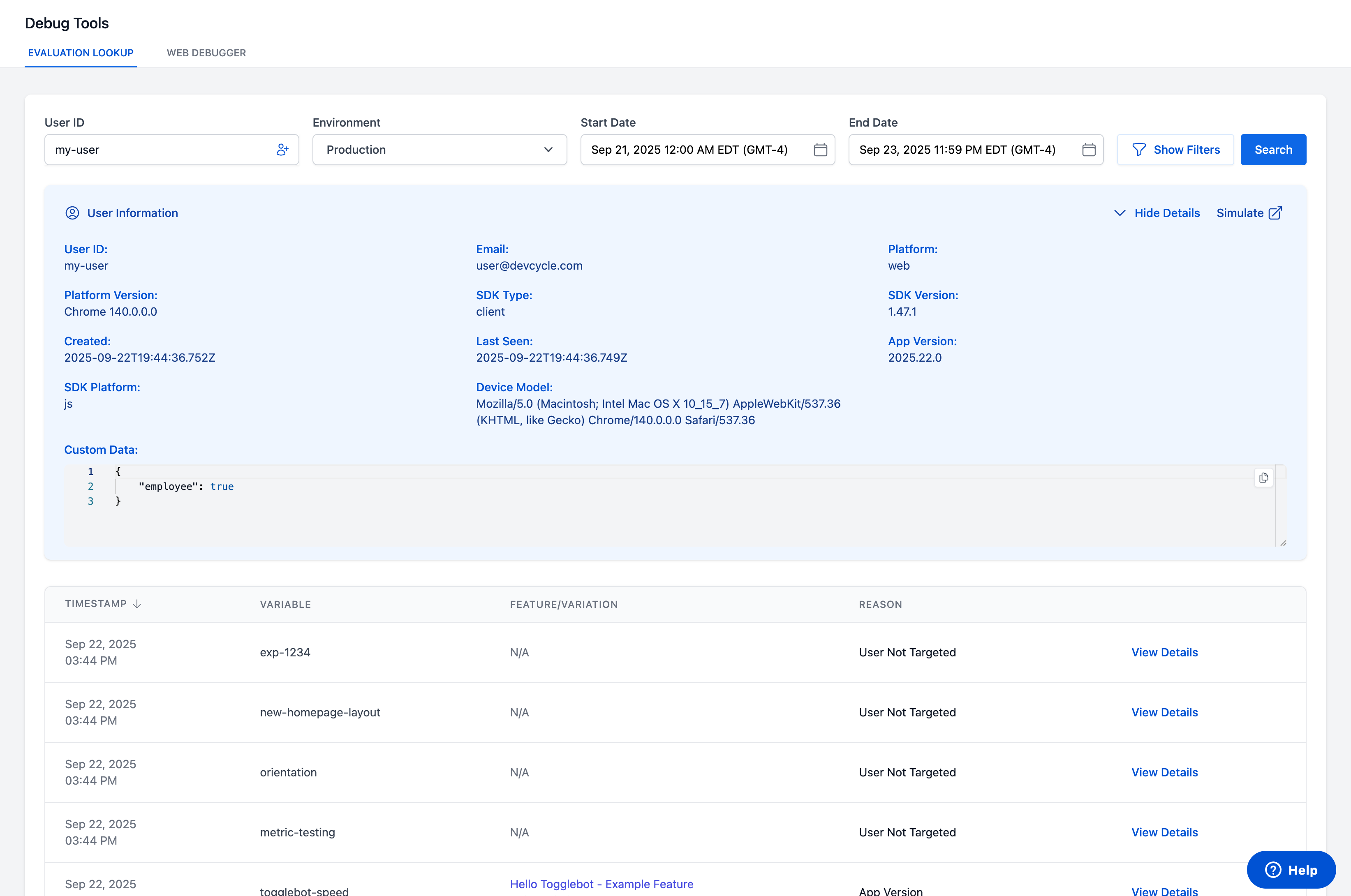image of searching and results